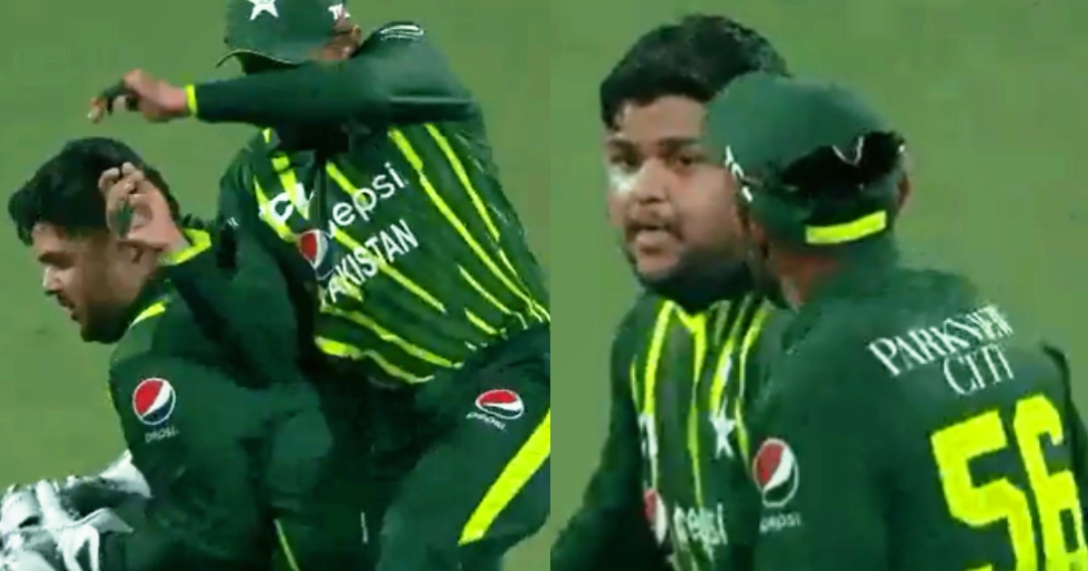 Fun Banter Between Babar Azam And Azam Khan As They Both Clashed With Each Other On The Field