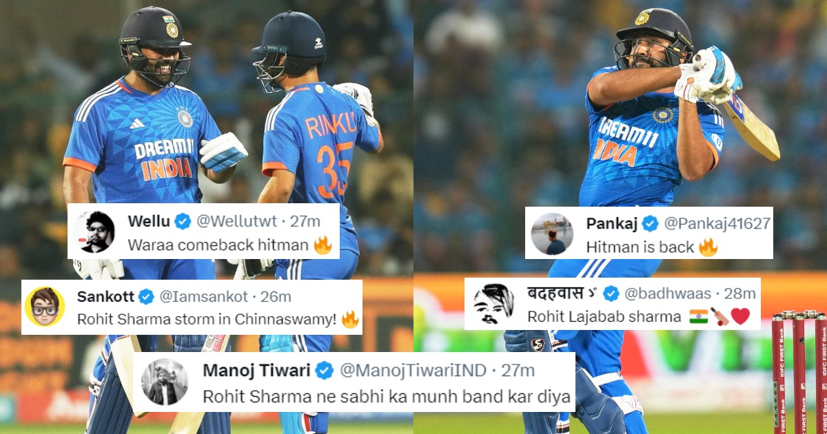 Rohit Sharma Scored Fifth T20 Century Against Afghanistan Fans Praised Him On Social Media