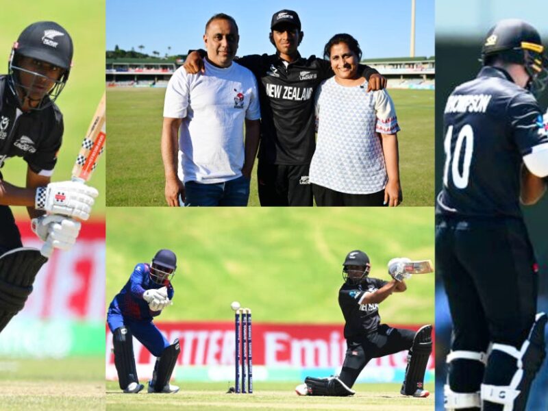 Andhra Pradesh Boy Scored 147 Runs For New Zealand Against Nepal In U19 World Cup