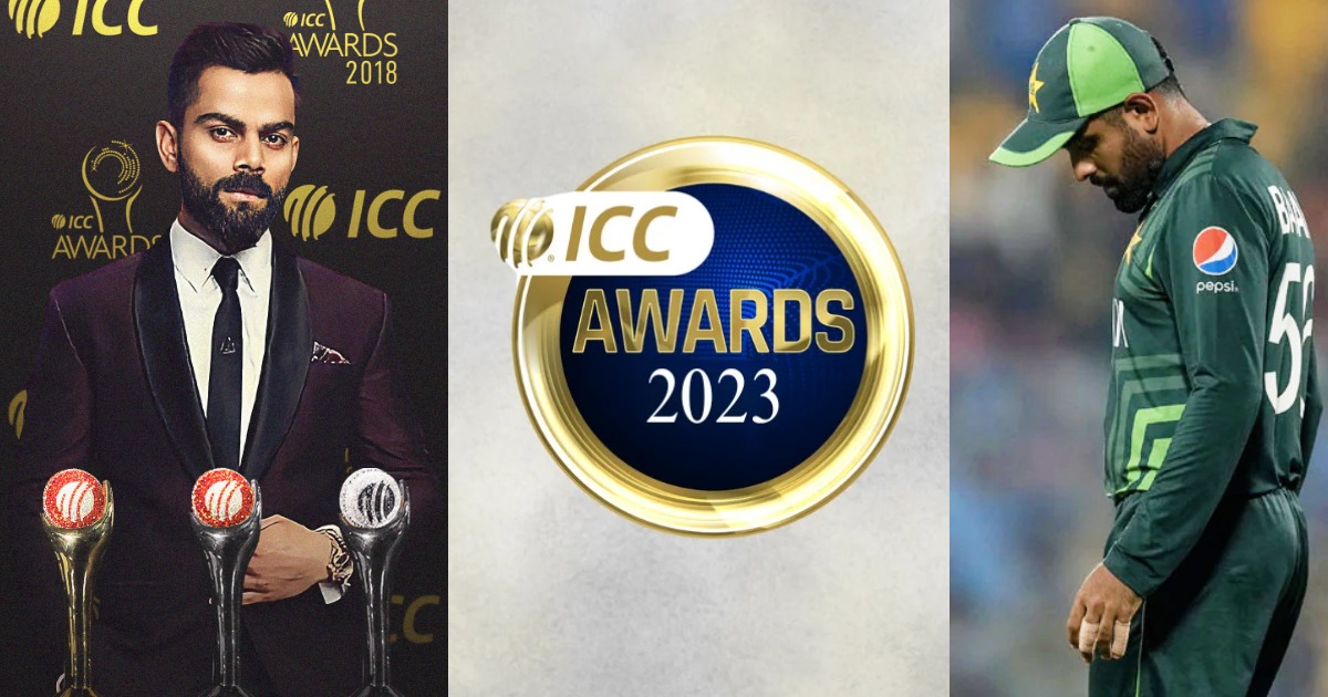 Virat Kohli Became Odi Cricketer Of The Year 2023 While Babar Azam Couldn'T Grab Any Award
