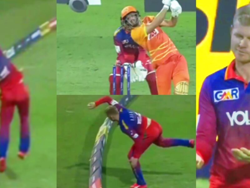 Ilt20 Sam Billings Took A Stunning Catch Jumped Several Feet In The Air Video Went Viral