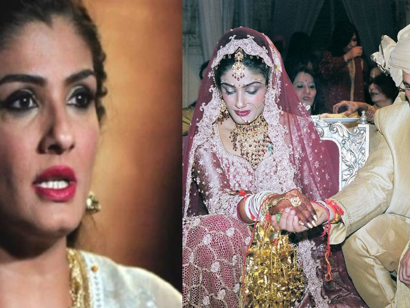 Raveena-Tandon-Threw-A-Glass-On-The-Head-Of-Her-Husbands-Ex-Wife