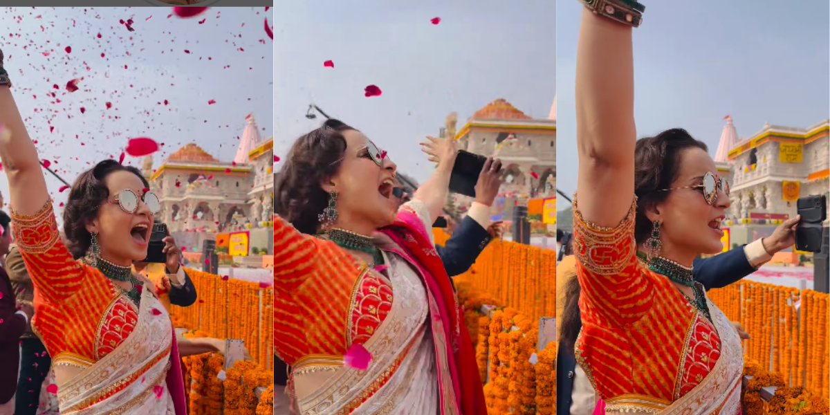 Kangana-Ranaut-Screamed-And-Raised-Slogans-Of-Jai-Shri-Ram-In-The-Consecration-Of-Ram-Lalla