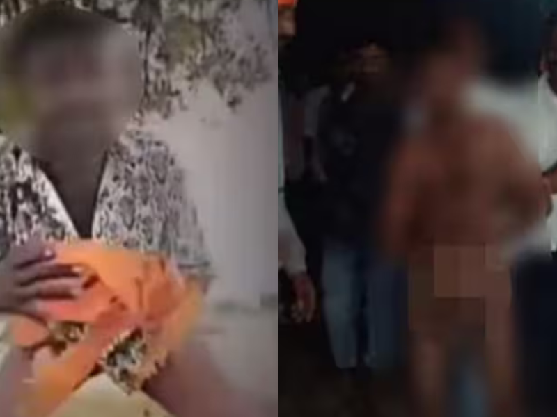 Muslim-Man-Insulted-The-Saffron-Flag-Villagers-Tore-His-Clothes-Paraded-Him-Naked