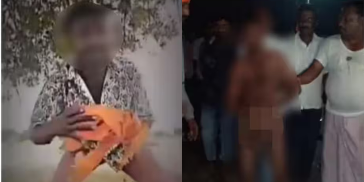 Muslim-Man-Insulted-The-Saffron-Flag-Villagers-Tore-His-Clothes-Paraded-Him-Naked