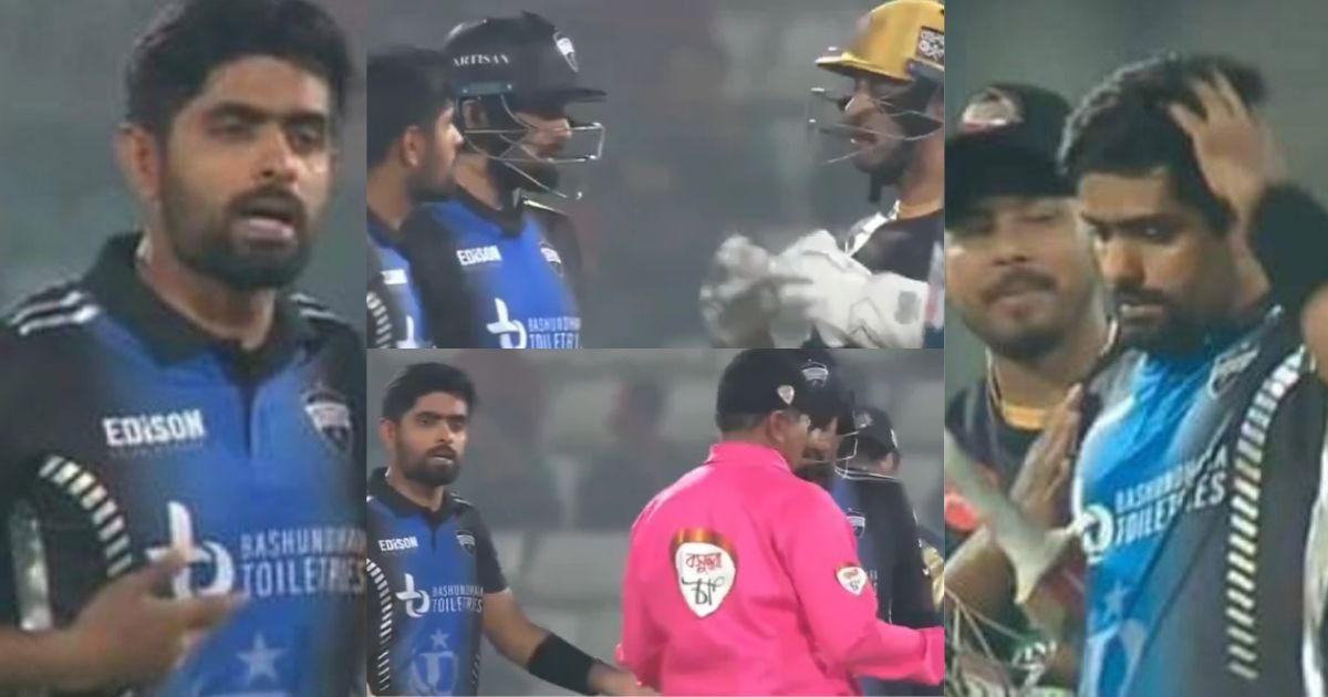 Babar Azam Argued With The Wicketkeeper Of The Opposing Team In The Bpl 2024 Match, Video Went Viral