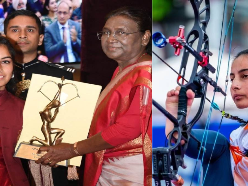 President-Draupadi-Murmu-Honored-Sheetal-Devi-With-Arjuna-Award