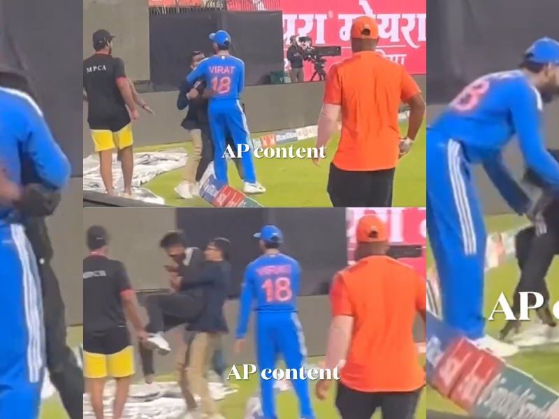-Fan-Entered-The-Ground-Touched-Virat-Kohlis-Feet-And-Hugged-Him-During-Ind-Vs-Afg-2Nd-T20