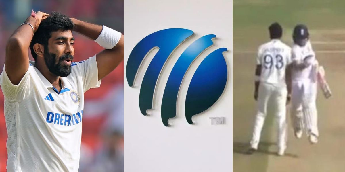 Icc-Reprimands-Jasprit-Bumrah-For-Inappropriate-Physical-Contact-With-Ollie-Pope-In-First-Test-Match