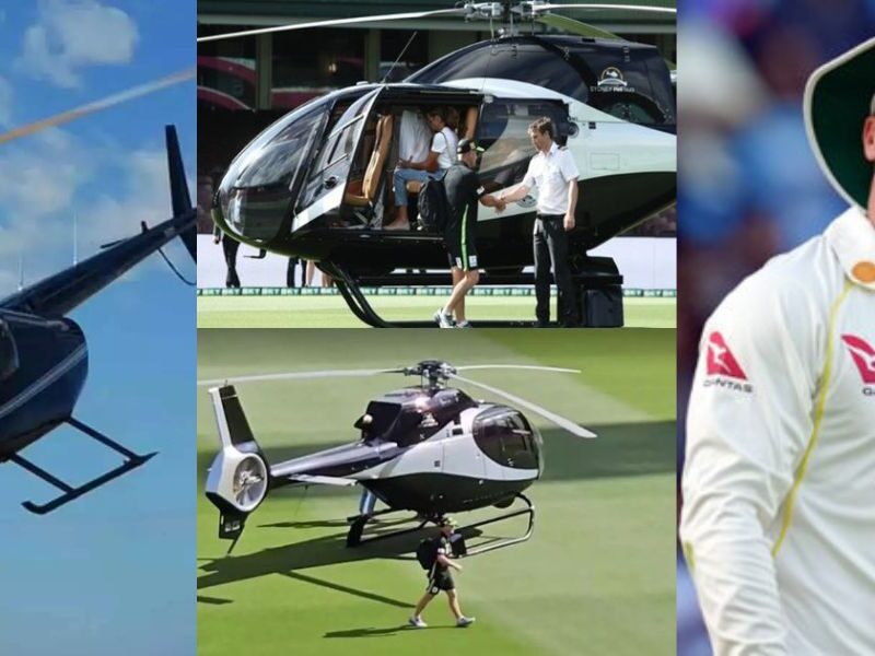 David Warner Entered The Stadium By Helicopter In Bbl Match, Video Went Viral