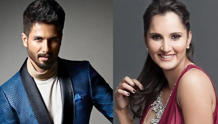 Shahid Kapoor And Sania Mirza