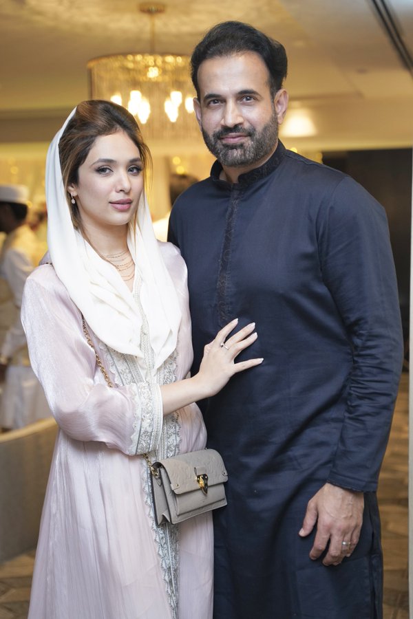 Irfan Pathan And Safa Baig