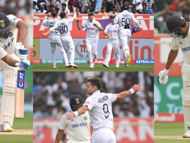 41 Year Old James Anderson Clean Bowled Rohit Sharma