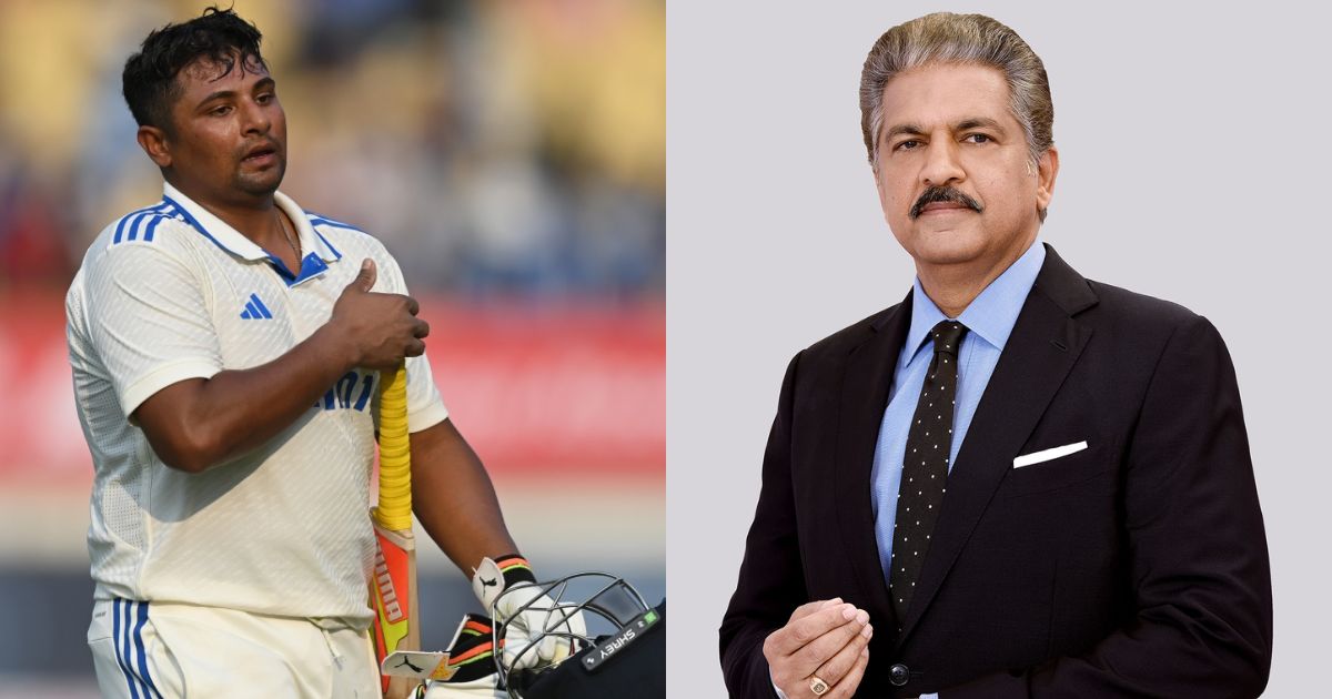 Anand Mahindra And Sarfaraz Khan
