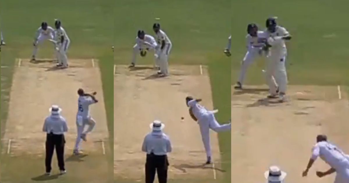 England Spinner Bowled A Bouncer Against Shreyas Iyer