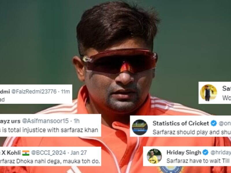 Netizens Slammed Bcci Team Management For Not Giving Sarfaraz Khan A Chance In Playing Xi