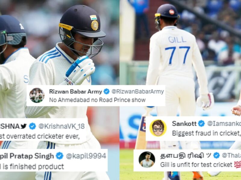 Shubman Gill Facing Huge Backlash On Internet After He Flopped In 2Nd Test Against England
