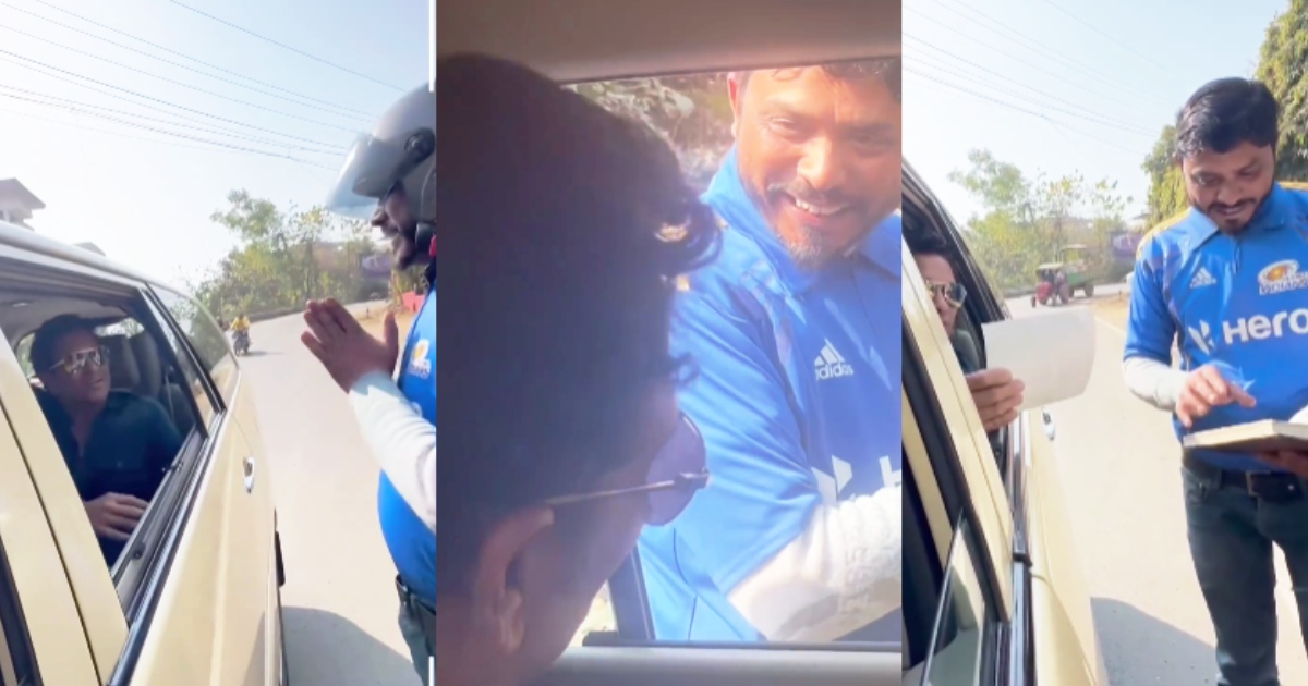 Sachin Tendulkar Shared A Delightful Moment With His Fan On The Streets Video Went Viral