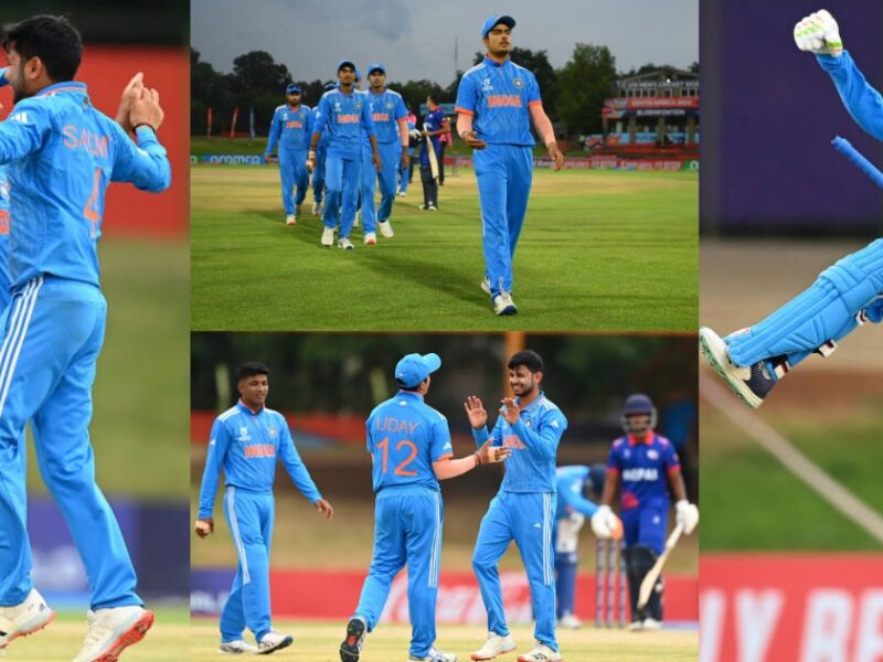 Ind Vs Nep U19 Team India Into The Semi-Finals Defeated Nepal By 132 Runs