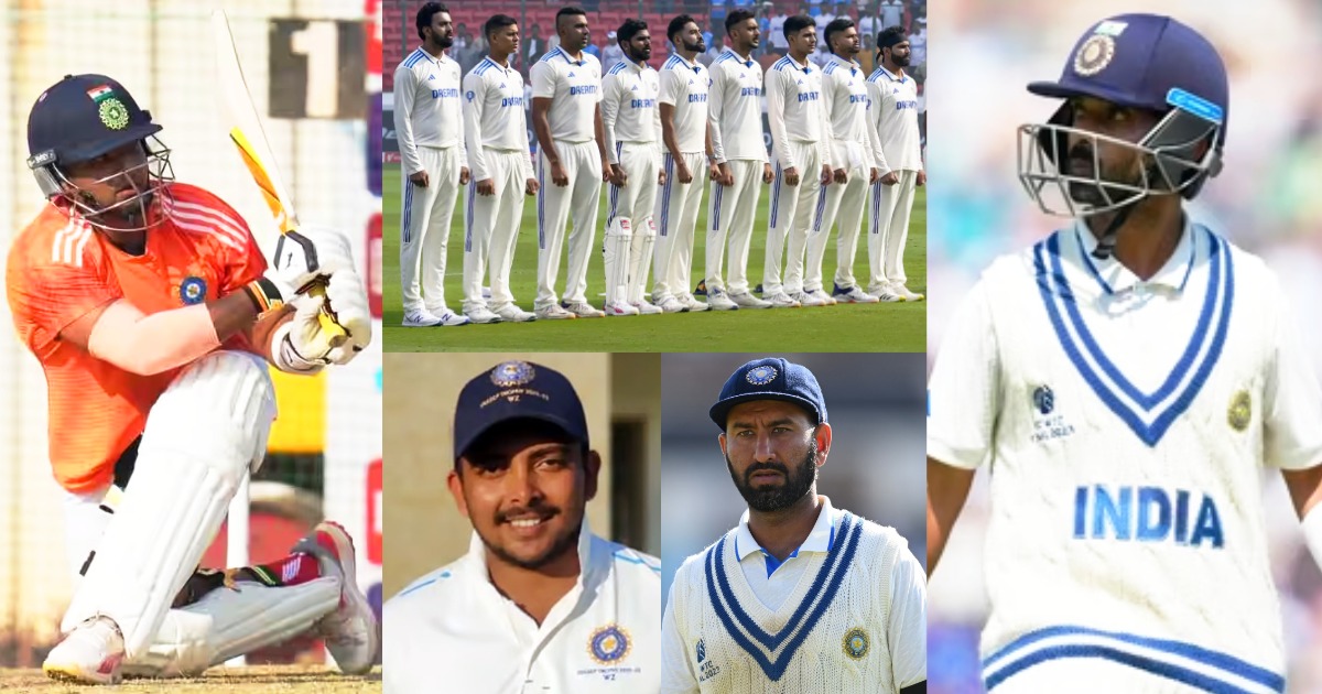 Sarfaraz-Mushir Debut Rahane-Pujara-Prithvi Return Team India Announced For The Last 3 Test Matches