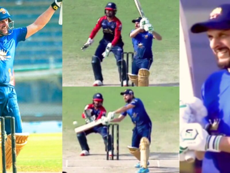Shahid Afridi Explosive Knock Gave His Fans Nostalgia