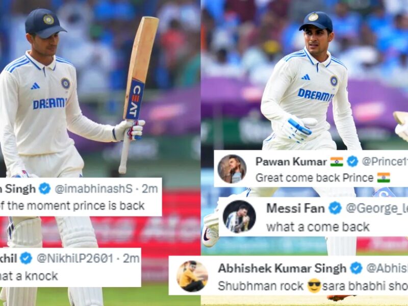 Shubman Gill Scored A Brilliant Century Against England Fans Showered Love On Social Media