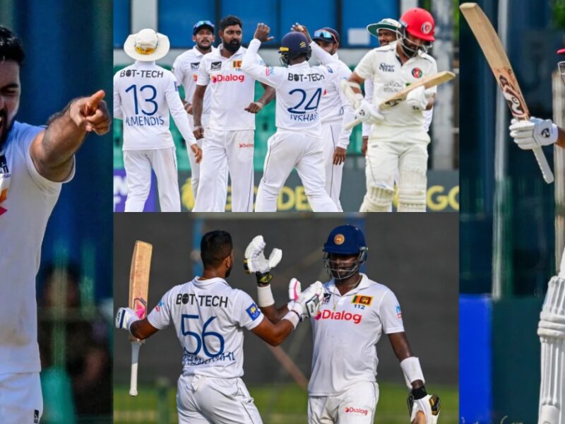 Afg Vs Sl Mighty Sri Lanka Defeated Afghanistan By 10 Wickets Ibrahim Zadran Century In Vain