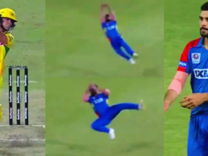 Naveen-Ul-Haq Stunned Everyone In Sat20 League As He Took A One Handed Blinder Catch