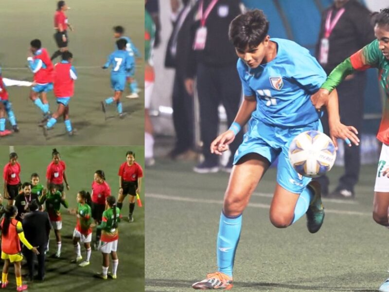Massive Ruckus In Ind Vs Ban Saff U19 Final Match Spectators Attacked At Indian Players