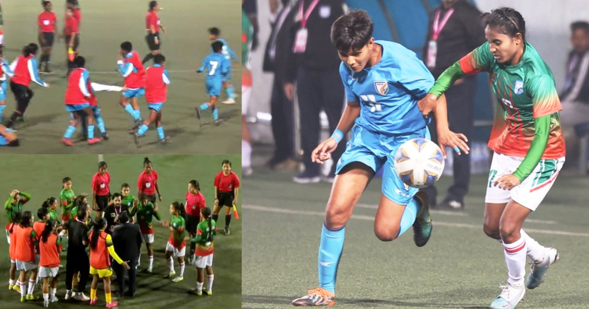 Massive Ruckus In Ind Vs Ban Saff U19 Final Match Spectators Attacked At Indian Players