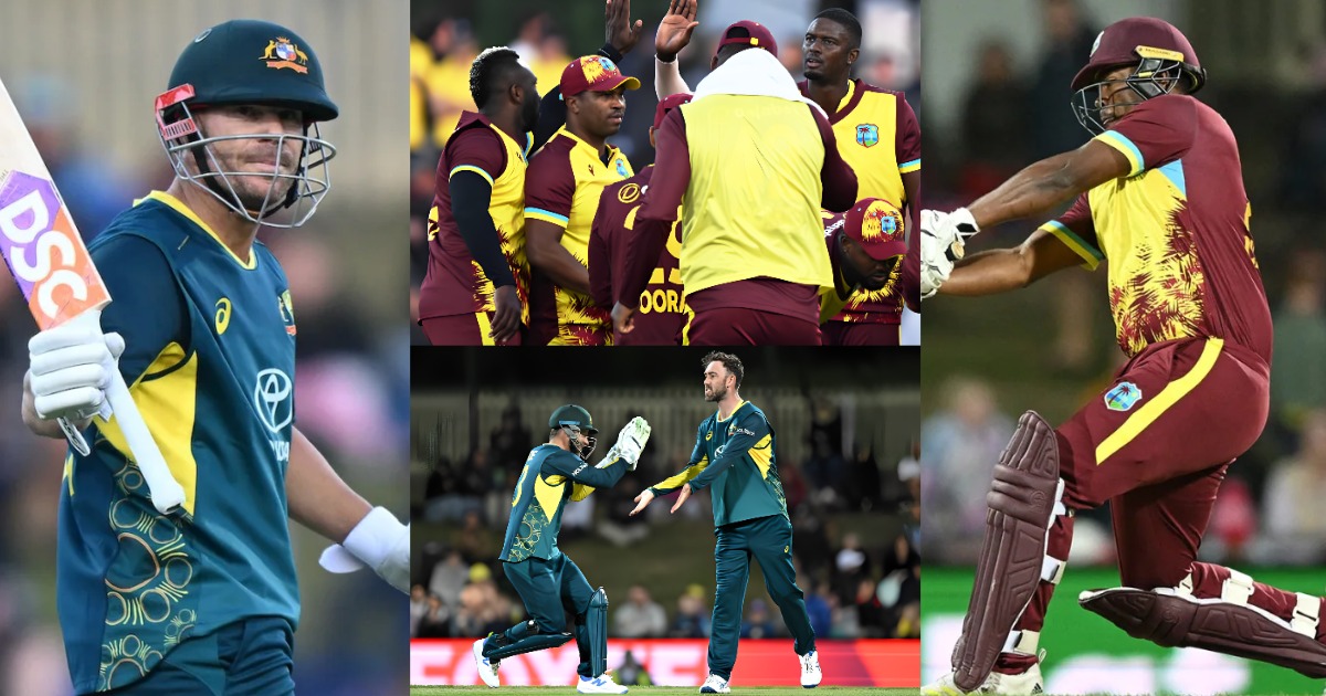 Aus Vs Wi Australia Defeated West Indies By 11 Runs In A High Voltage Drama T20 Match