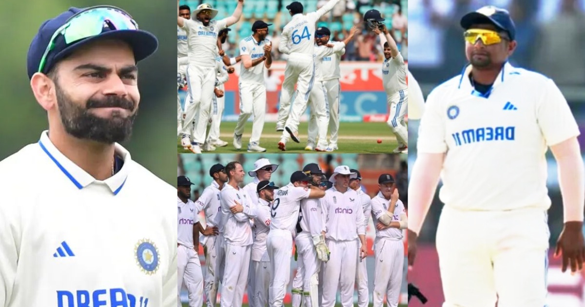 Ind Vs Eng Team India Announced For The Last 3 Tests Against England Kohli Shreyas Out Akash Deep Set To Debut