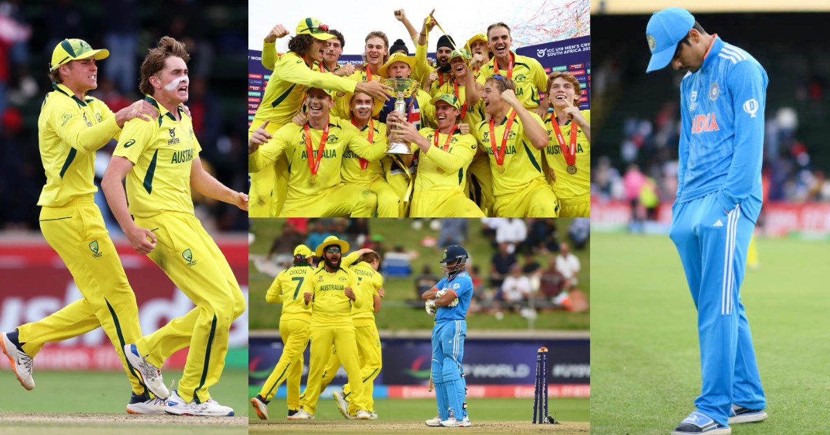 Ind Vs Aus U19 Australia Defeated India In The Final Of Icc World Cup Twice Within 3 Months