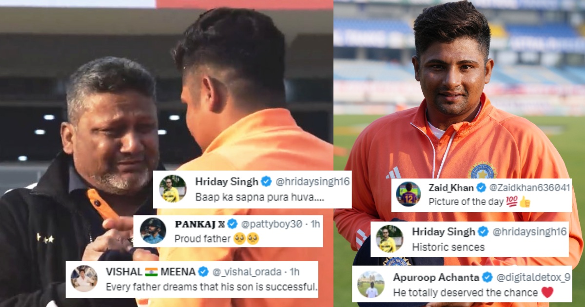 Sarfaraz Khan Made His Debut Against England Fans Praised Him Massively On Social Media