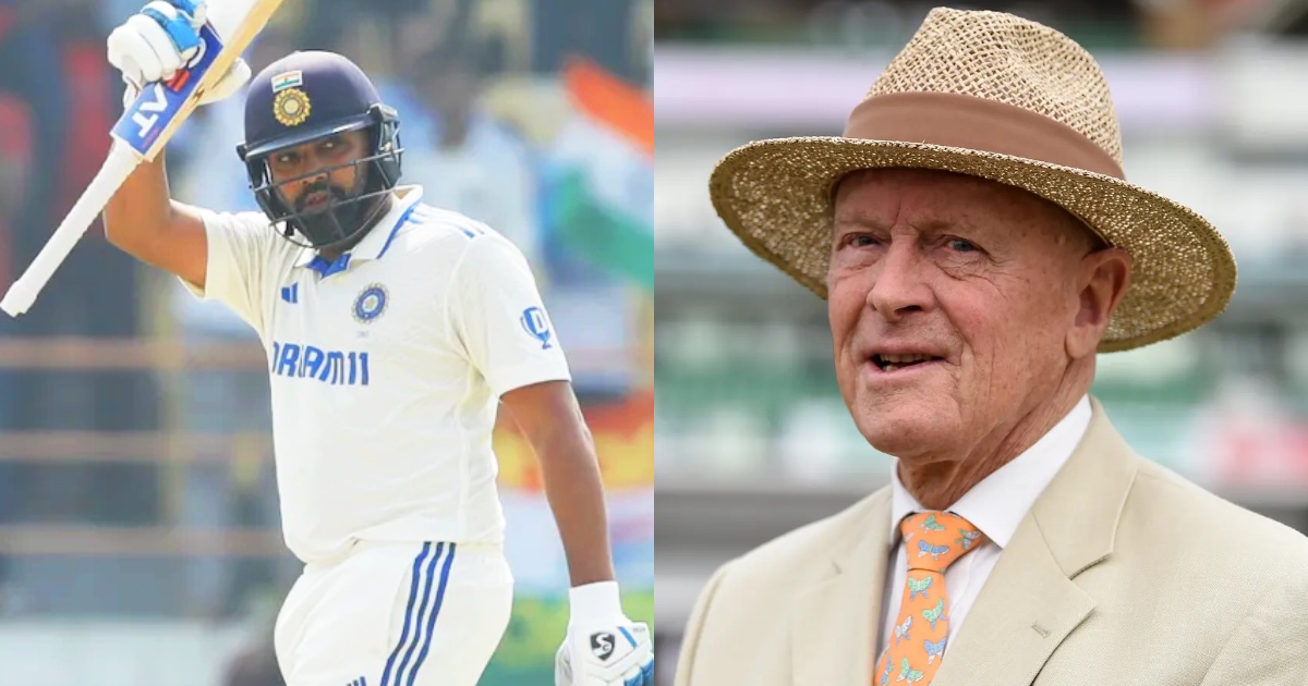 Rohit Sharma After Hitting Century Gave A Tight Slap On Geoffrey Boycott'S Face