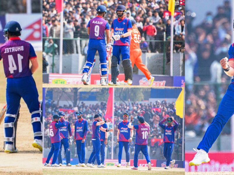 Nep Vs Ned Nepal Created History By Defeating Netherlands In Icc World Cup League 2 Match
