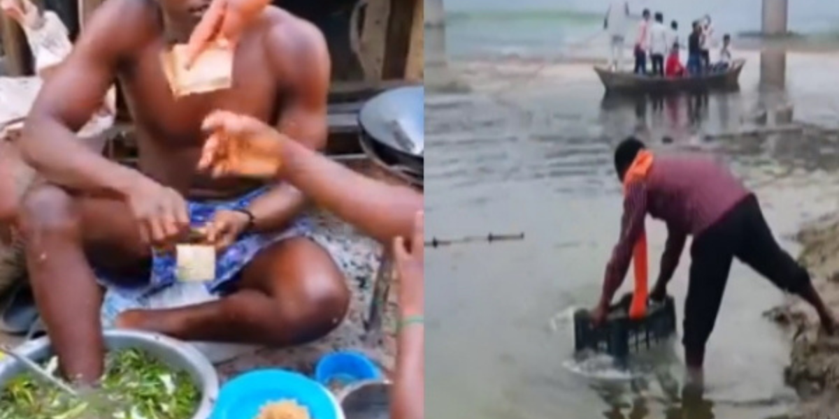 What-Is-It-Man-Bathes-Noodles-In-River-Video-Went-Viral