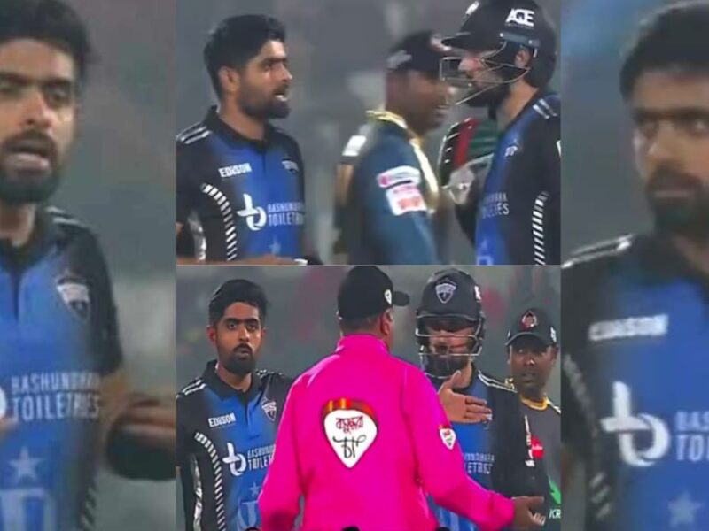 Babar Azam Angrily Argued With The Wicketkeeper, Video Went Viral