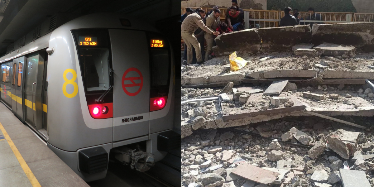 Delhi-Metro-Gokulpuri-Metro-Station-Collapses-1-Dead-And-4-Injured