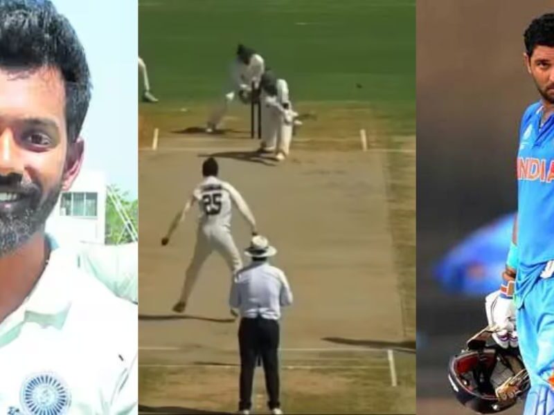 C-K-Nayudu-Trophy-Young-Batsman-Vamshhi-Krrishna-Hit-6-Sixes-In-6-Balls