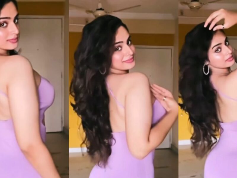 Ayesha Khan'S Video Made In Backless Dress Went Viral, Fans Are Liking Her Style