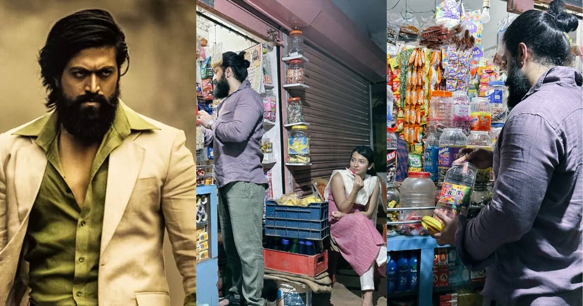 Seeing The Simplicity Of Kgf Star Yash, His Fans Went Crazy, Pictures Of Him Buying Toffee At The Grocery Store Went Viral On The Internet.
