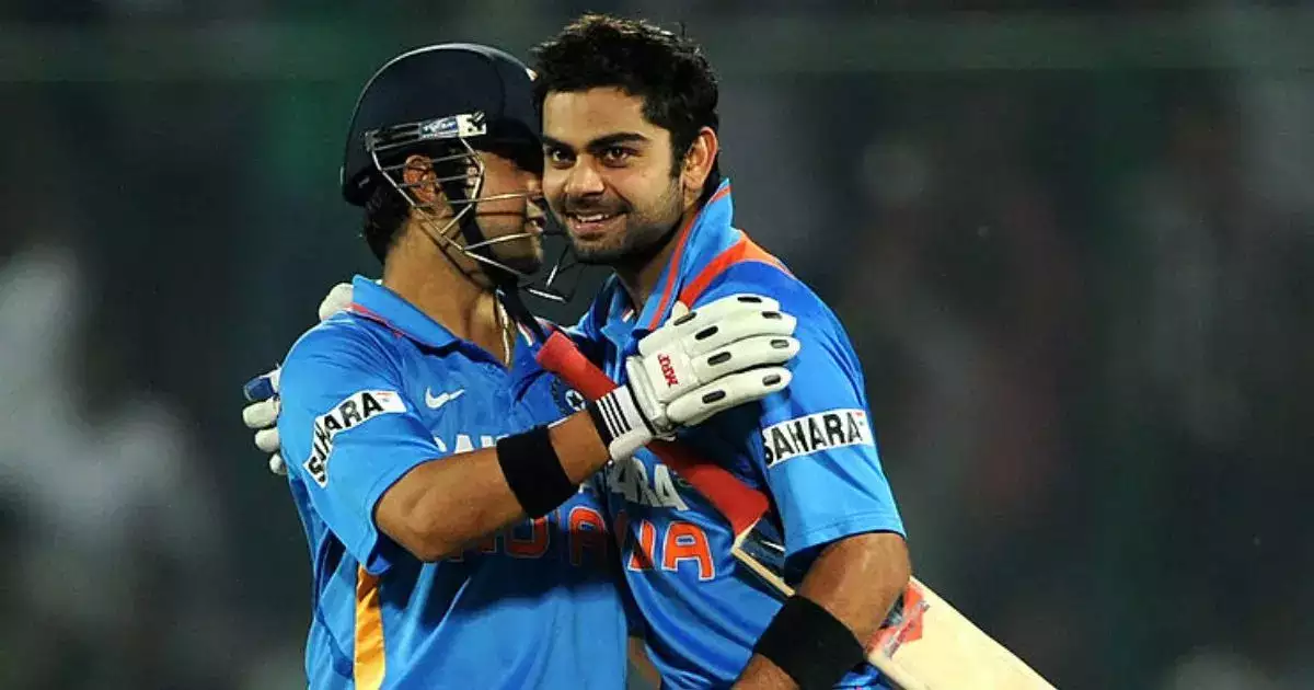 Virat Kohli And Gautam Gambhir