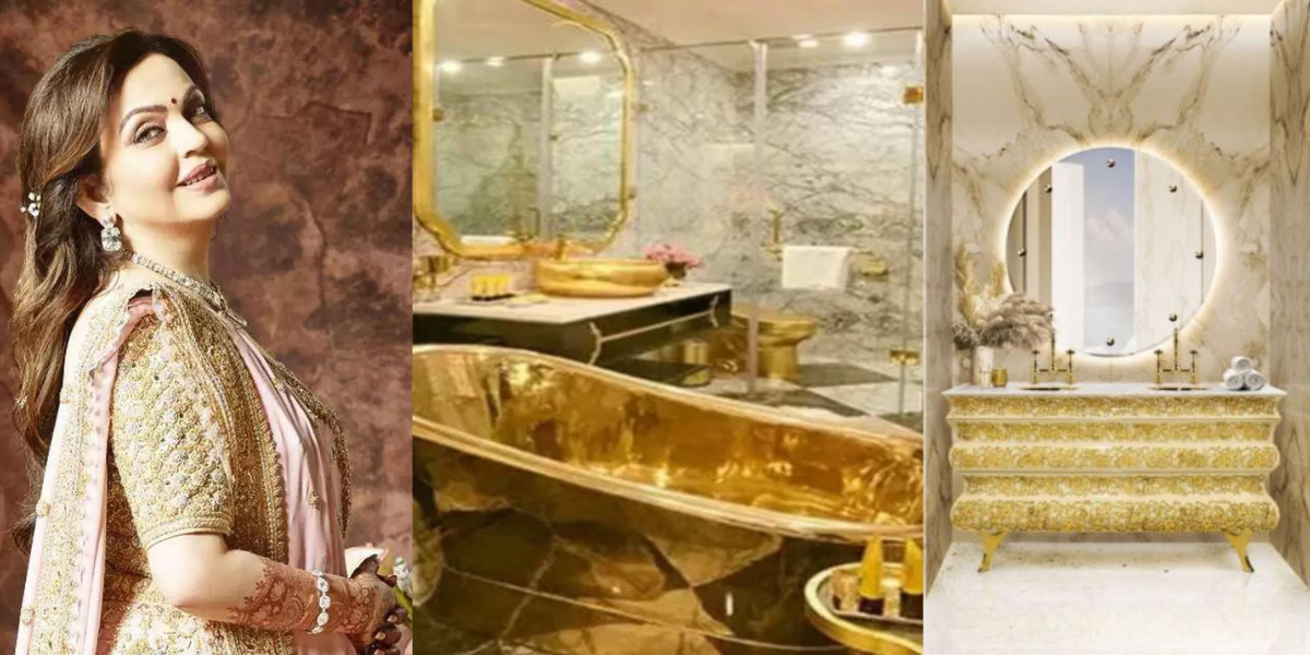 Nita-Ambani-Takes-Bath-In-A-Gleaming-Bathroom-Made-Of-Gold-Worth-Crores-Of-Rupees