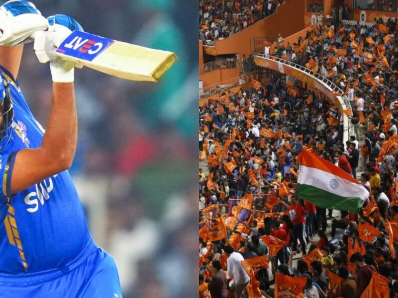 Rohit Sharma'S Fans Gathered In Large Numbers At Hyderabad Stadium