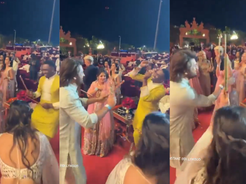 Ms Dhoni Did Dandiya Dacne In Anant Ambani'S Pre-Wedding.