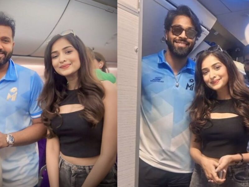 Know Who Is This Mystery Girl Who Got Photographed With Rohit Sharma And Hardik Pandya?