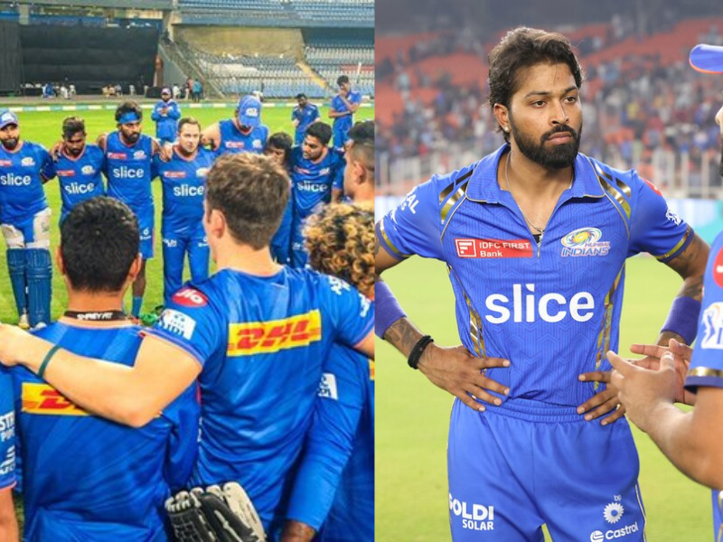 Rohit-Sharma-Gets-Angry-At-Hardik-Pandya-After-The-Defeat-Against-Gujarat-Speaks-Ill-Of-The-Captaincy-To-Every-Player-Behind-His-Back-Video-Went-Viral