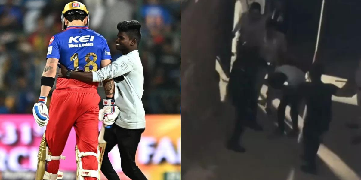 Hugging-Virat-Kohli-Cost-The-Fan-He-Was-Badly-Beaten-After-The-Match-Video-Went-Viral