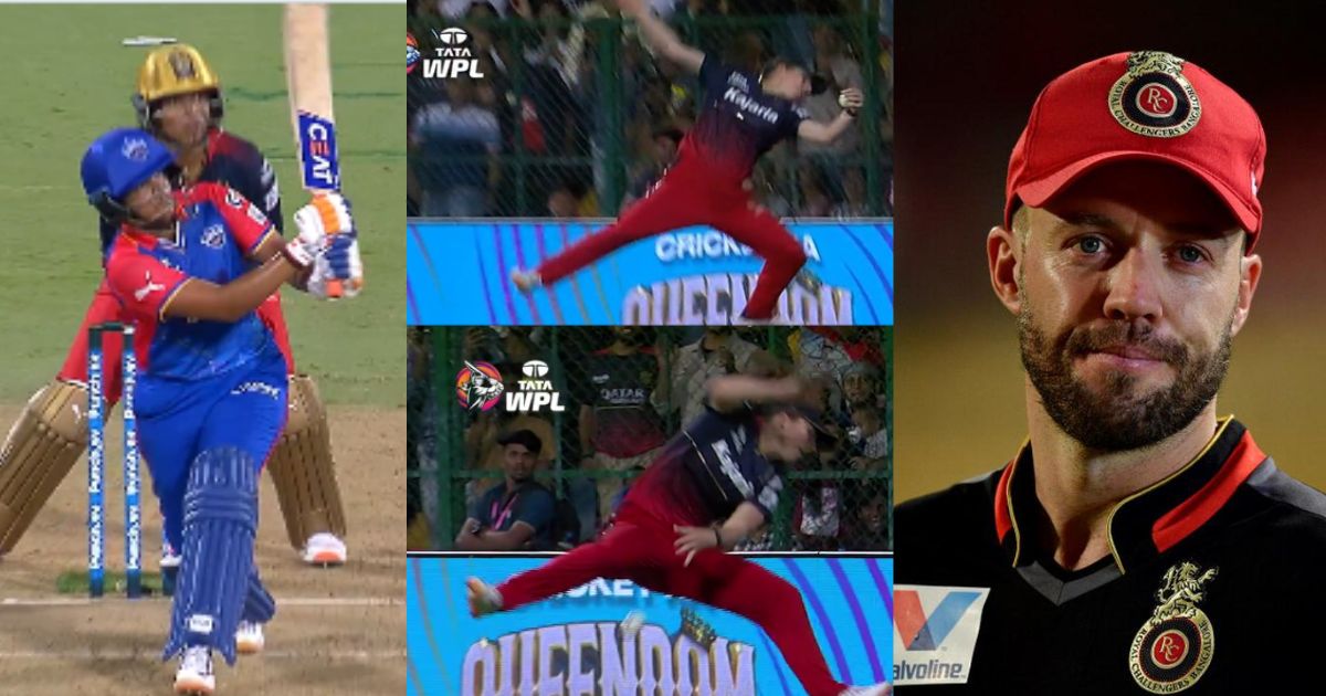 In Wpl 2024, Rcb Player Took A Spectacular Catch By Jumping, Video Went Viral
